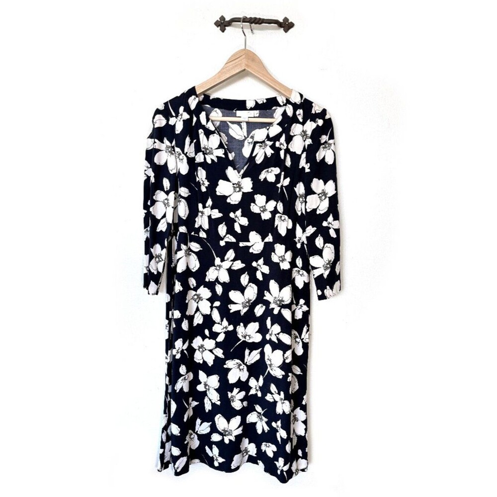 J. Jill Floral Tunic Shift Dress - Picture 2 of 7